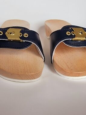 Dr SCHOLLS style Wooden Sandals